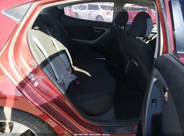 5NPDH4AE0GH766190 2016 HYUNDAI ELANTRA Красный Вид наклейки с VIN-кодом