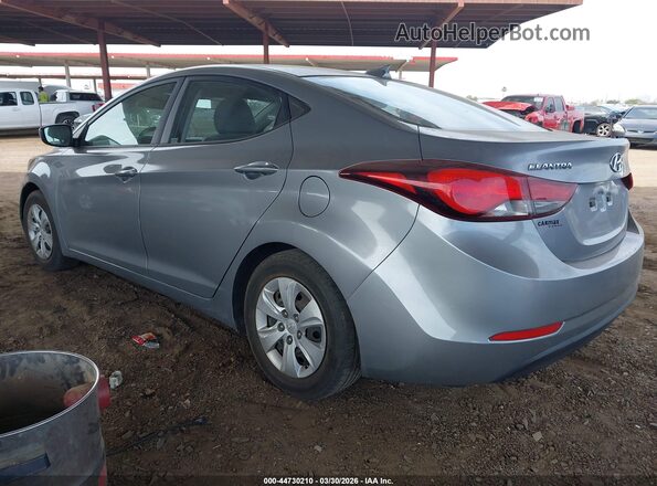 5NPDH4AE1GH702269 2016 HYUNDAI ELANTRA Серебряный Задняя левая четверть