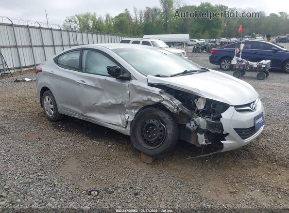5NPDH4AE3GH734060 2016 HYUNDAI ELANTRA Silver Delantero derecho