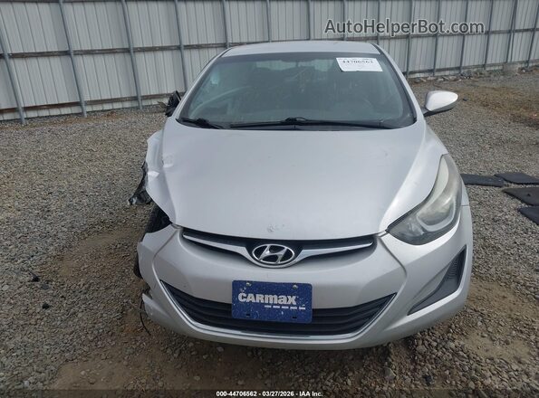 5NPDH4AE3GH734060 2016 HYUNDAI ELANTRA Silver Vista interior trasera