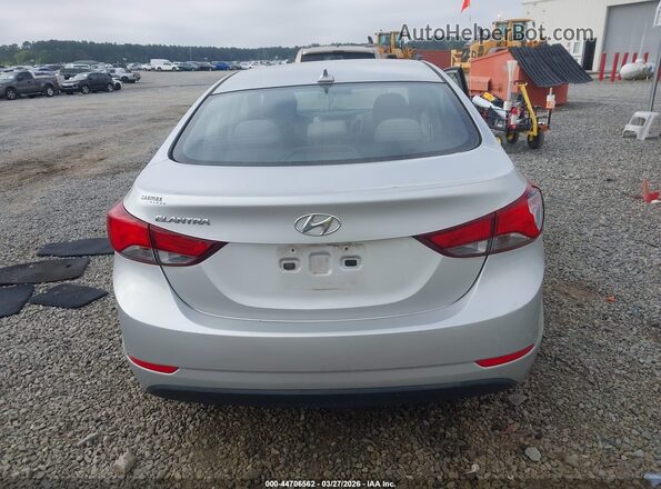5NPDH4AE3GH734060 2016 HYUNDAI ELANTRA Silver 