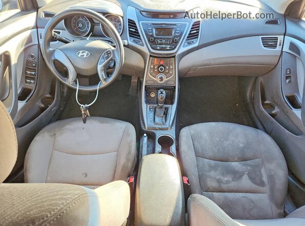 5NPDH4AE3GH750873 2016 HYUNDAI ELANTRA Silver Vista del salpicadero