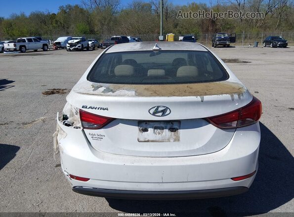 5NPDH4AE3GH786482 2016 HYUNDAI ELANTRA Белый 