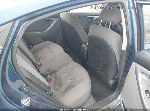 5NPDH4AE4GH702069 2016 HYUNDAI ELANTRA Синий Вид наклейки с VIN-кодом