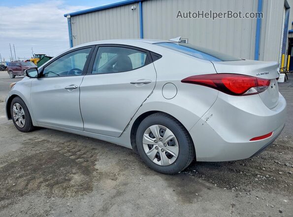 5NPDH4AE4GH716165 2016 HYUNDAI ELANTRA Серебряный Задняя левая четверть