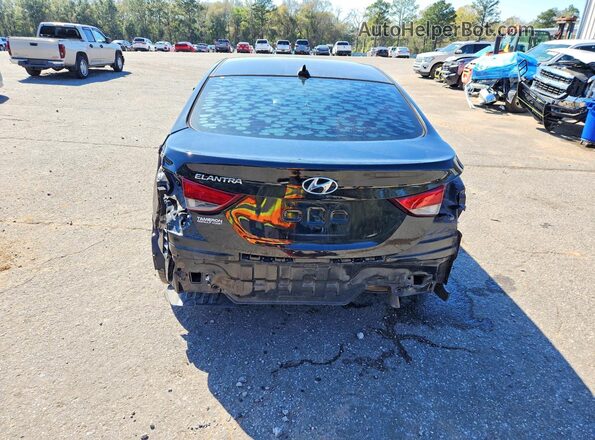 5NPDH4AE4GH724881 2016 HYUNDAI ELANTRA Черный Вид сзади