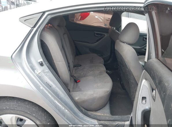 5NPDH4AE5GH763530 2016 HYUNDAI ELANTRA Silver Widok naklejki z numerem VIN