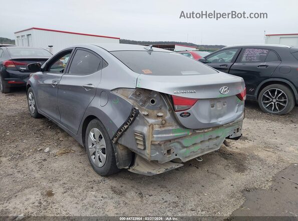 5NPDH4AE5GH763530 2016 HYUNDAI ELANTRA Silver Tył lewy