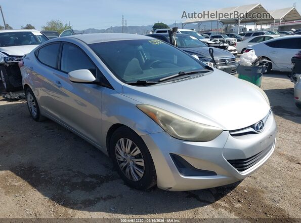 5NPDH4AE6GH695092 2016 HYUNDAI ELANTRA Gray Передня права чверть