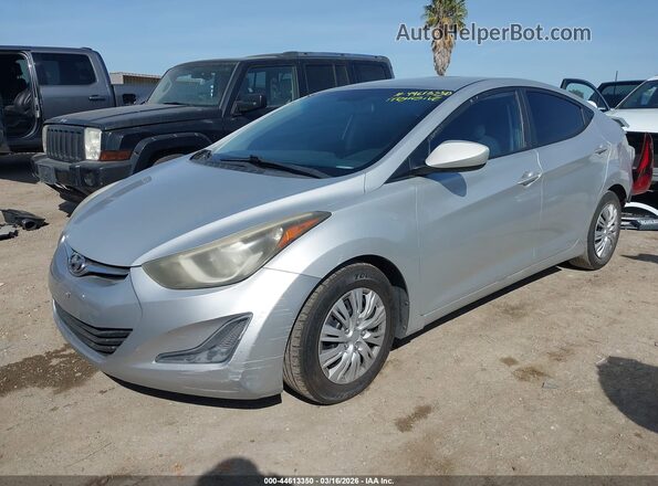 5NPDH4AE6GH695092 2016 HYUNDAI ELANTRA Gray Передня ліва чверть