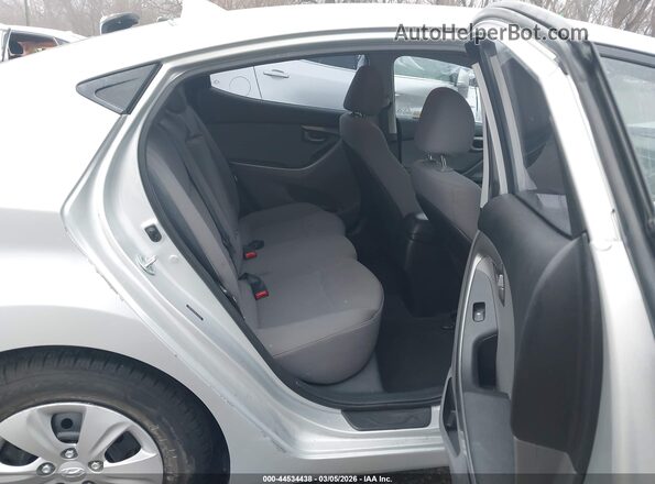 5NPDH4AE6GH723618 2016 HYUNDAI ELANTRA Silver Widok naklejki z numerem VIN