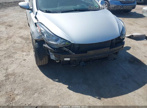 5NPDH4AE7GH765196 2016 HYUNDAI ELANTRA Серебряный Вид спереди