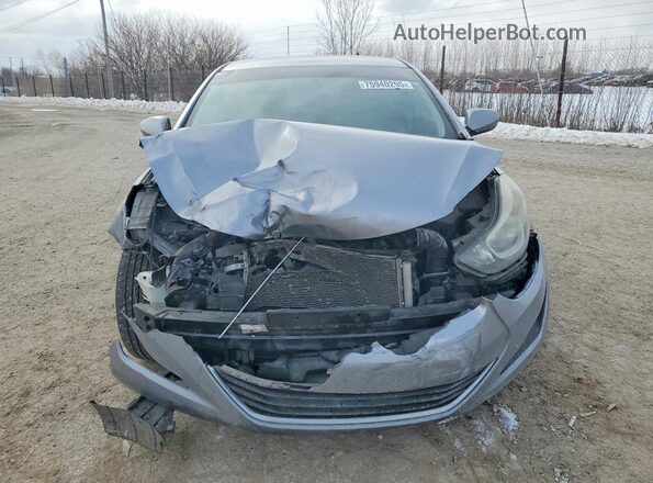 5NPDH4AE8GH714693 2016 HYUNDAI ELANTRA Серебряный Вид спереди