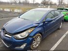 2016 Hyundai Elantra Se Синий vin: 5NPDH4AE9GH681235