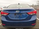 2016 Hyundai Elantra Se Синий vin: 5NPDH4AE9GH681235