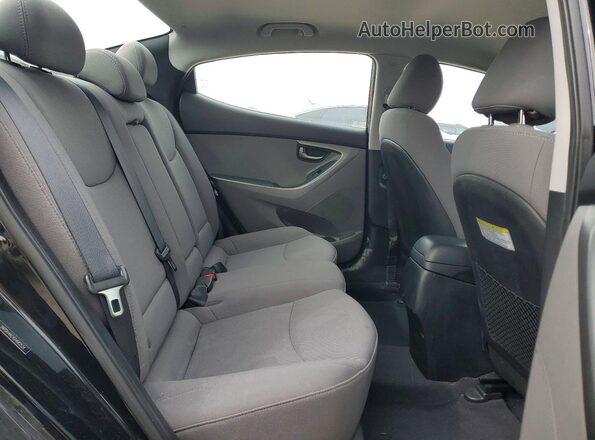 5NPDH4AEXGH682524 2016 HYUNDAI ELANTRA Черный Вид задних сидений