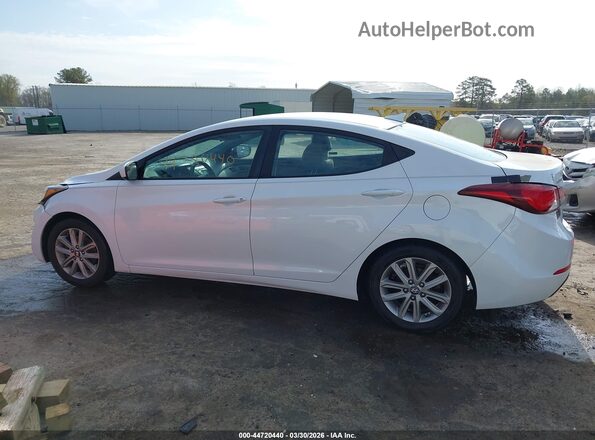 5NPDH4AEXGH774331 2016 HYUNDAI ELANTRA Белый Панорамный вид салона 360°