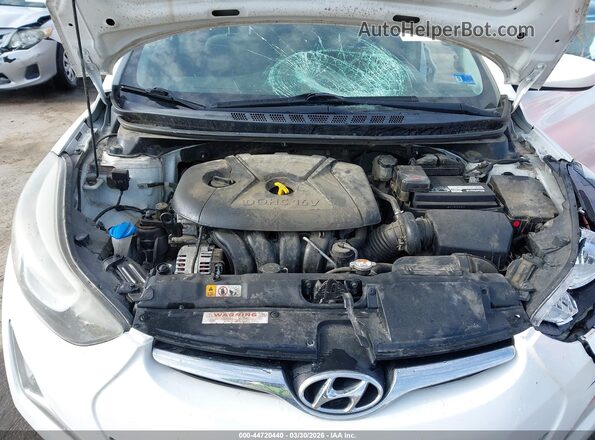 5NPDH4AEXGH774331 2016 HYUNDAI ELANTRA Белый Вид сзади