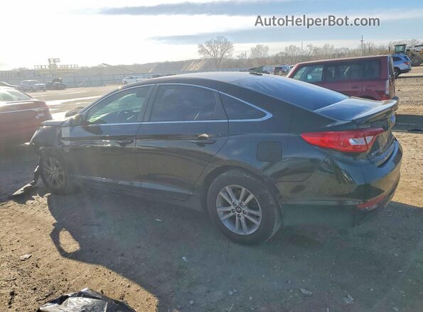 5NPE24AF0HH448621 2017 HYUNDAI SONATA Черный Задняя левая четверть