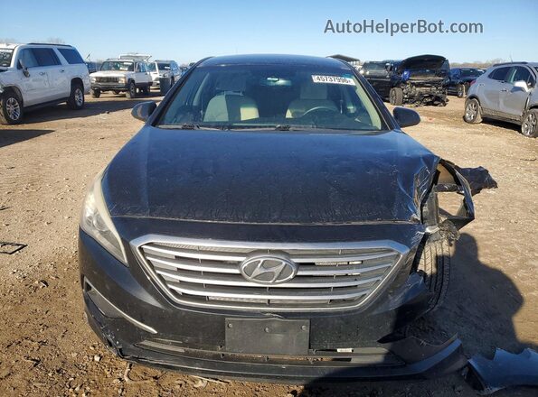 5NPE24AF0HH448621 2017 HYUNDAI SONATA Черный Вид спереди