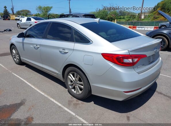 5NPE24AF0HH465709 2017 HYUNDAI SONATA Серебряный Задняя левая четверть