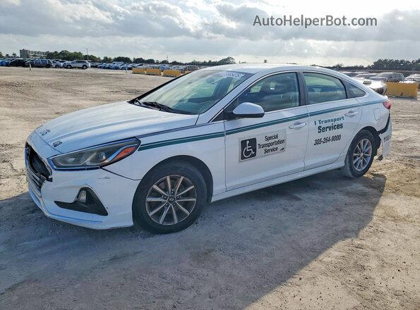 5NPE24AF0KH746321 2019 HYUNDAI SONATA Серый Передняя левая четверть