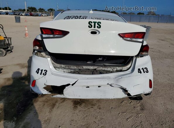 5NPE24AF0KH746321 2019 HYUNDAI SONATA Серый Вид сзади