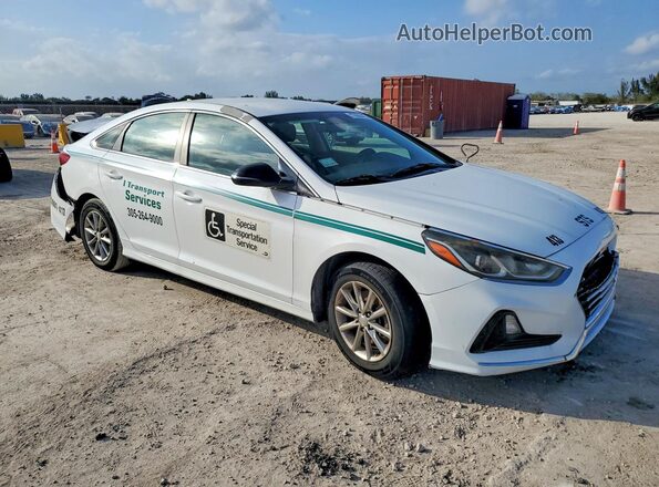 5NPE24AF0KH746321 2019 HYUNDAI SONATA Серый Передняя правая четверть