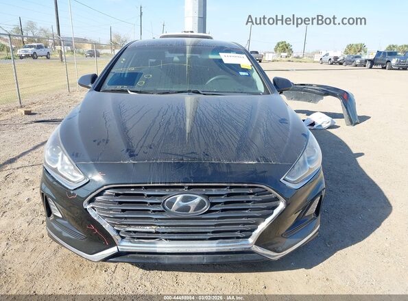 5NPE24AF0KH777990 2019 HYUNDAI SONATA Black Vista interior trasera