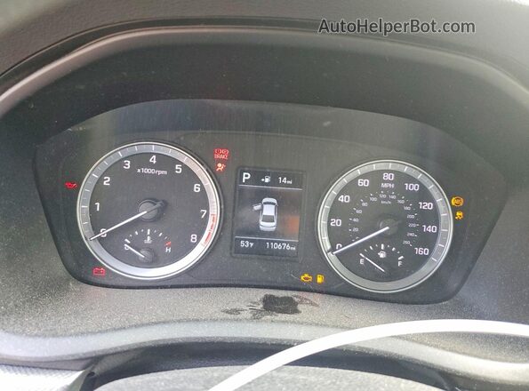 5NPE24AF0KH778010 2019 HYUNDAI SONATA Gray Սարքավորումների վահանակի տեսք
