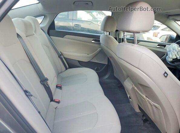 5NPE24AF0KH778010 2019 HYUNDAI SONATA Gray Հետևի նստատեղերի տեսք