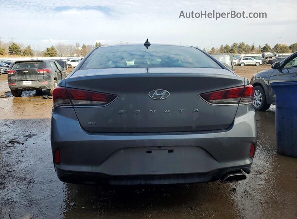 5NPE24AF0KH778010 2019 HYUNDAI SONATA Gray Հետևի տեսք