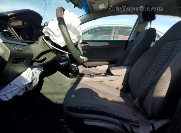 5NPE24AF0KH791761 2019 HYUNDAI SONATA Серый Вид салона спереди