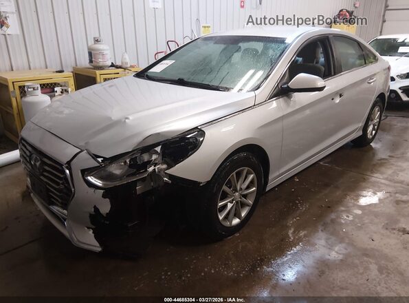 5NPE24AF0KH820367 2019 HYUNDAI SONATA Серебряный Передняя левая четверть
