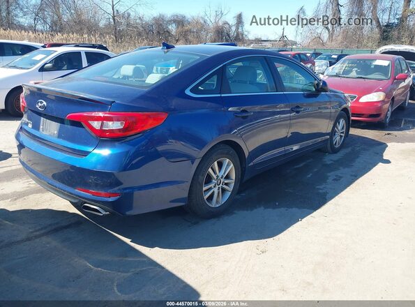 5NPE24AF2HH492202 2017 HYUNDAI SONATA Blue Tył prawy