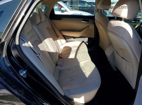 5NPE24AF2JH628706 2018 HYUNDAI SONATA Черный Вид задних сидений