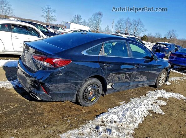 5NPE24AF2JH628706 2018 HYUNDAI SONATA Черный Задняя правая четверть