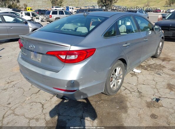 5NPE24AF3GH395699 2016 HYUNDAI SONATA Silver Tył prawy
