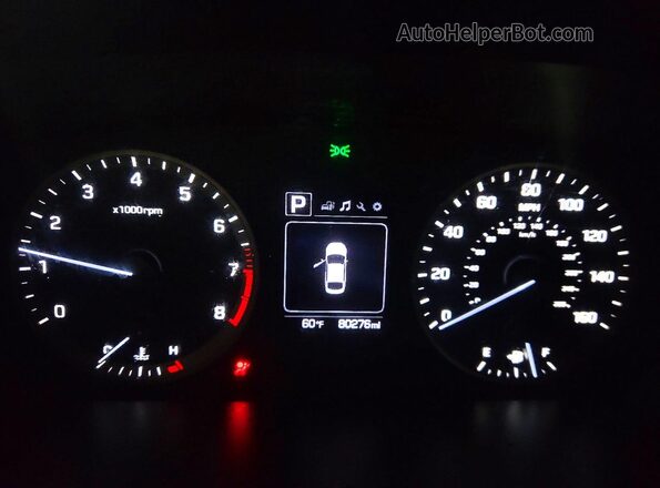 5NPE24AF3HH463047 2017 HYUNDAI SONATA Серый Вид щитка приборов