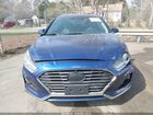 2018 Hyundai Sonata Se Синий vin: 5NPE24AF3JH601319