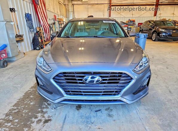 5NPE24AF3KH732283 2019 HYUNDAI SONATA Gray Widok z przodu
