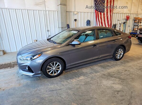 5NPE24AF3KH732283 2019 HYUNDAI SONATA Gray Przód lewy