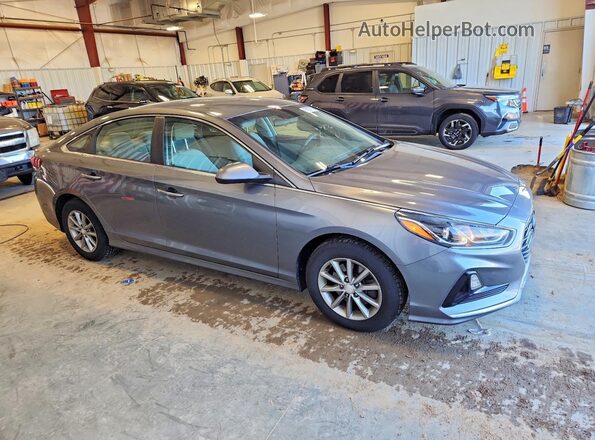 5NPE24AF3KH732283 2019 HYUNDAI SONATA Gray Przód prawy