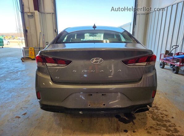 5NPE24AF3KH732283 2019 HYUNDAI SONATA Gray Widok z tyłu