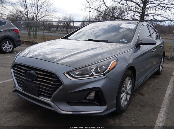 5NPE24AF3KH735569 2019 HYUNDAI SONATA Gray Vista tres cuartos delantera izquierda