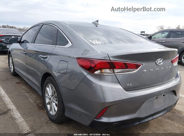 5NPE24AF3KH735569 2019 HYUNDAI SONATA Gray Trasero izquierdo