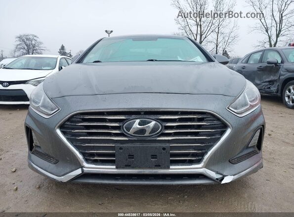5NPE24AF3KH803448 2019 HYUNDAI SONATA Серый Вид задней части салона