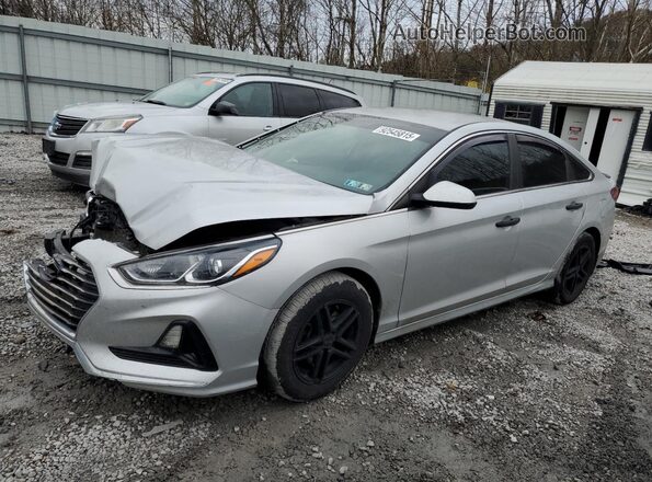 5NPE24AF3KH819987 2019 HYUNDAI SONATA Серебряный Передняя левая четверть