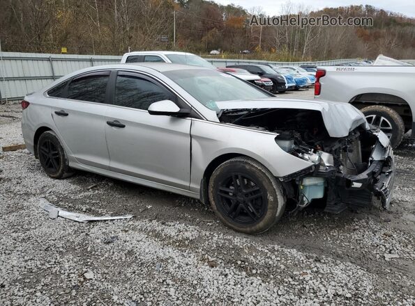 5NPE24AF3KH819987 2019 HYUNDAI SONATA Серебряный Передняя правая четверть