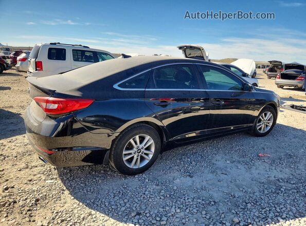 5NPE24AF4GH306965 2016 HYUNDAI SONATA Черный Задняя правая четверть